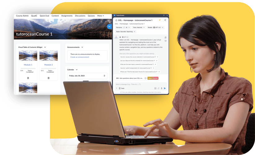 browser extension integration with lms