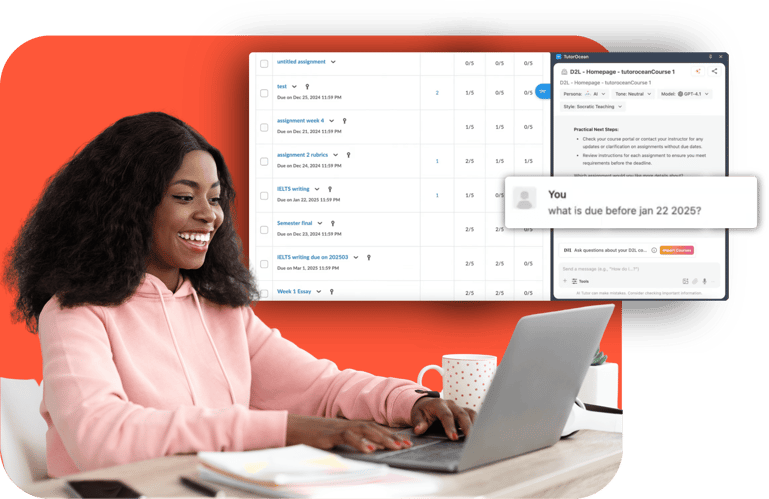 browser extension support within lms