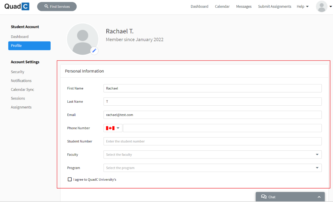 Create and Access Your Student Account