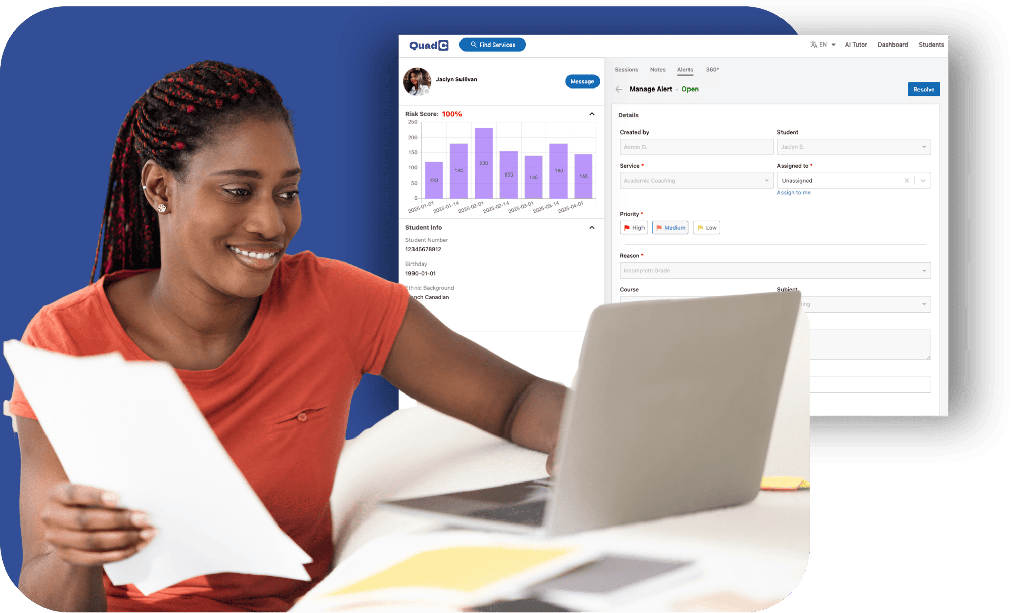 manage student cases